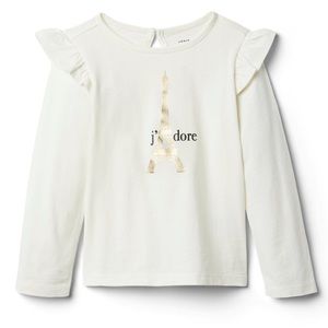 JANIE & JACK J'ADORE PARIS TOP